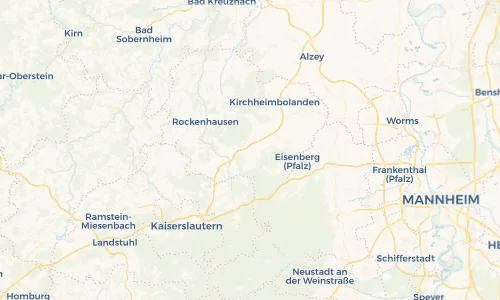 Regenradar Vorschaubild - Aktuelle Niederschläge in Börrstadt und Umgebung