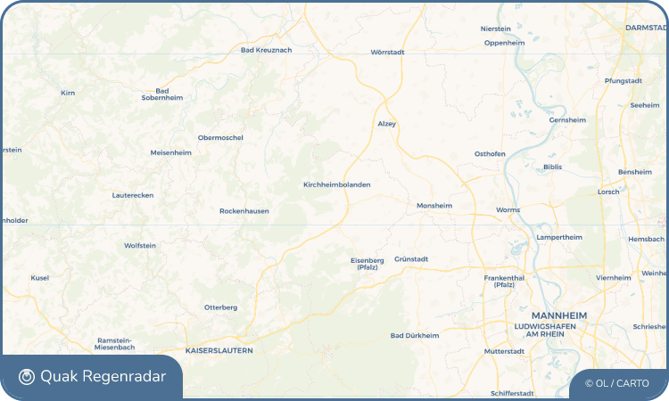 Quak Regenradar-Widget Bolanden