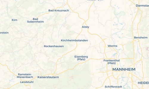 Regenradar Vorschaubild - Aktuelle Niederschläge in Bolanden und Umgebung