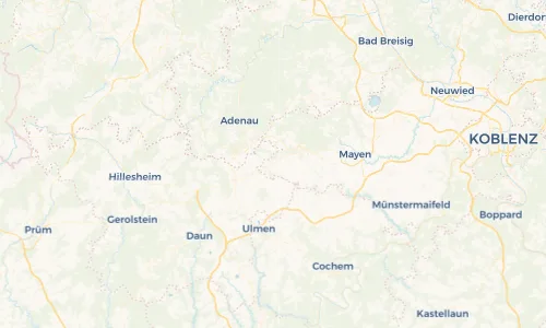 Regenradar Vorschaubild - Aktuelle Niederschläge in Boos und Umgebung