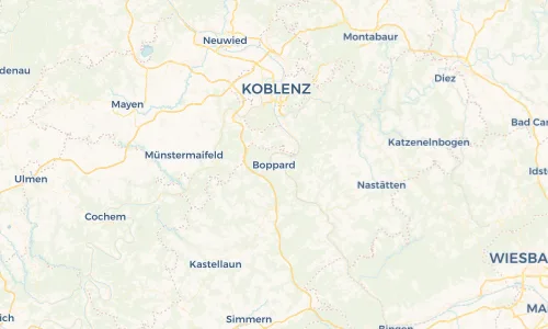 Regenradar Vorschaubild - Aktuelle Niederschläge in Boppard und Umgebung