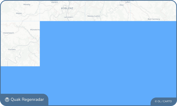 Regenradar-Widget für Bornich
