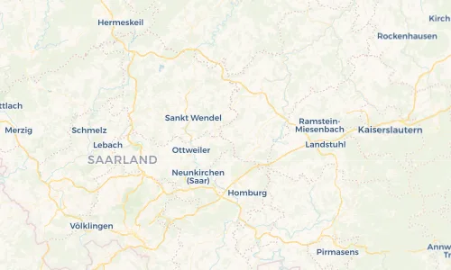 Regenradar Vorschaubild - Aktuelle Niederschläge in Breitenbach und Umgebung