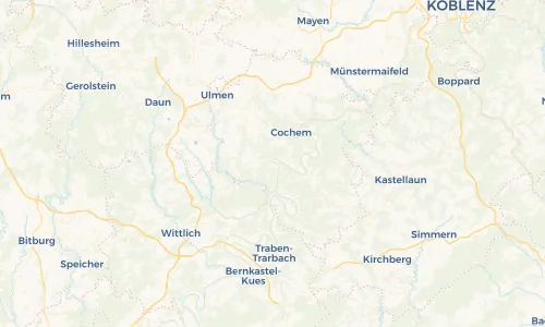 Regenradar Vorschaubild - Aktuelle Niederschläge in Bremm und Umgebung