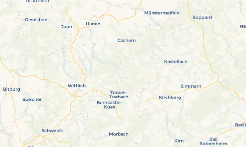 Regenradar Vorschaubild - Aktuelle Niederschläge in Briedel und Umgebung