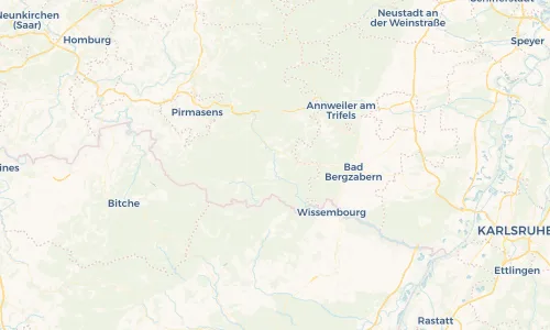 Regenradar Vorschaubild - Aktuelle Niederschläge in Bruchweiler-Bärenbach und Umgebung