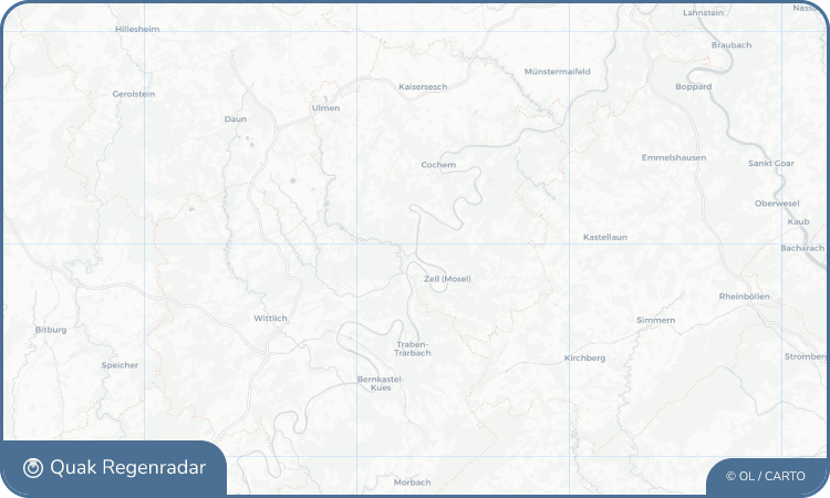 Regenradar-Widget für Bullay