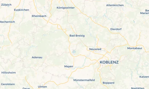 Regenradar Vorschaubild - Aktuelle Niederschläge in Burgbrohl und Umgebung