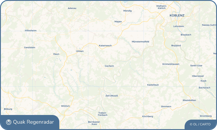 Quak Regenradar-Widget Cochem