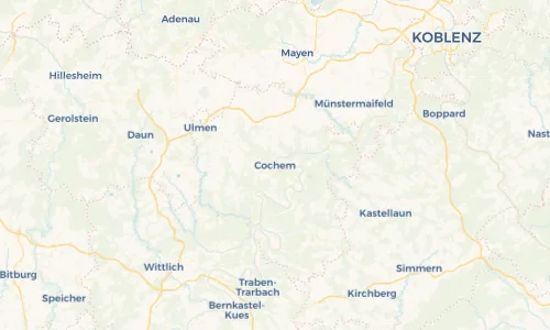 Regenradar Vorschaubild - Aktuelle Niederschläge in Cochem und Umgebung