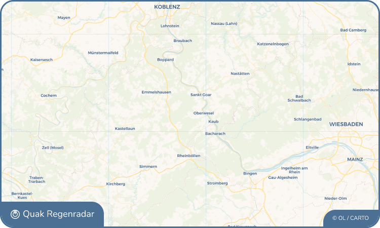 Quak Regenradar-Widget Damscheid