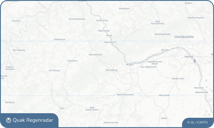 Regenradar-Widget für Daxweiler
