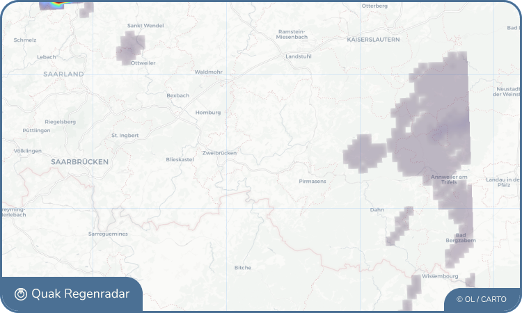 Regenradar-Widget für Dellfeld