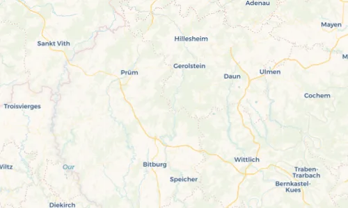 Regenradar Vorschaubild - Aktuelle Niederschläge in Densborn und Umgebung