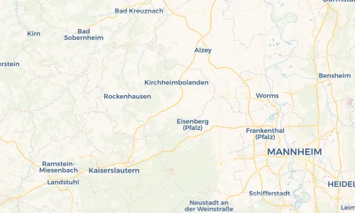 Regenradar Vorschaubild - Aktuelle Niederschläge in Dreisen und Umgebung