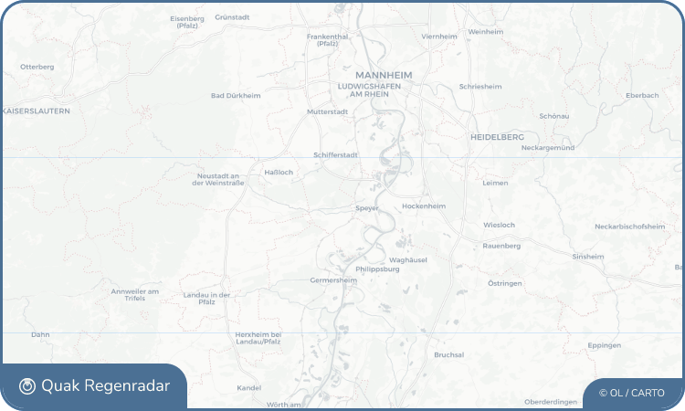 Regenradar-Widget für Dudenhofen