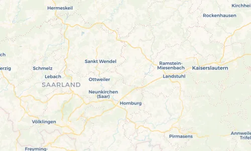 Regenradar Vorschaubild - Aktuelle Niederschläge in Dunzweiler und Umgebung