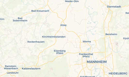 Regenradar Vorschaubild - Aktuelle Niederschläge in Einselthum und Umgebung