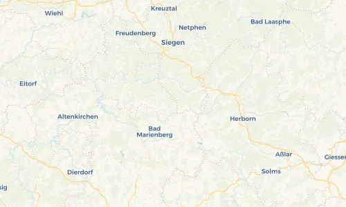 Regenradar Vorschaubild - Aktuelle Niederschläge in Emmerzhausen und Umgebung