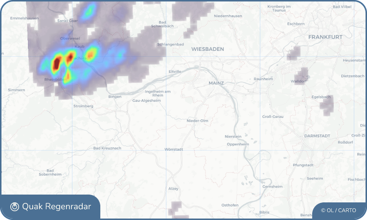 Regenradar-Widget für Essenheim