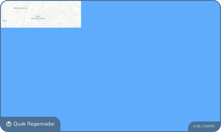 Regenradar-Widget für Ettringen