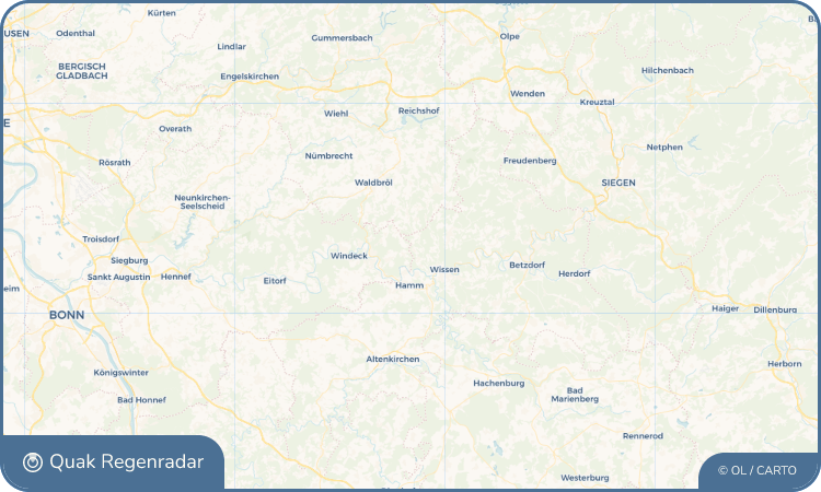 Quak Regenradar-Widget Forst