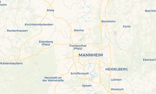 Regenradar Vorschaubild - Aktuelle Niederschläge in Frankenthal (Pfalz) und Umgebung