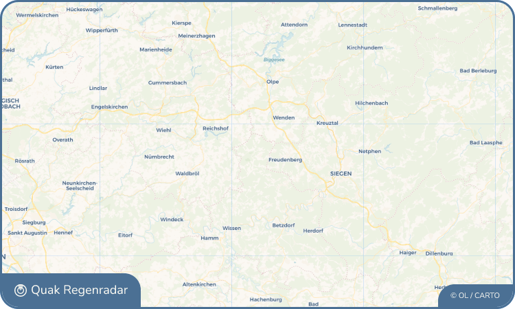 Quak Regenradar-Widget Friesenhagen