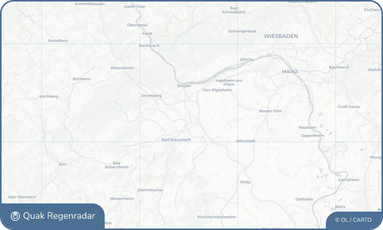Regenradar-Widget für Gensingen