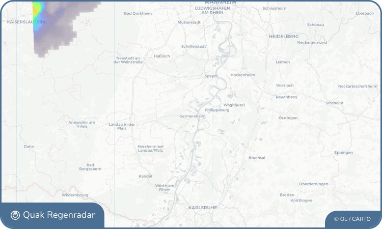 Regenradar-Widget für Germersheim