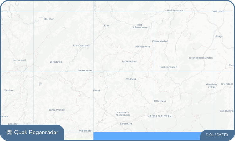 Regenradar-Widget für Glanbrücken