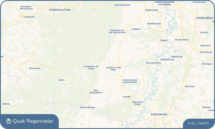 Quak Regenradar-Widget Godramstein