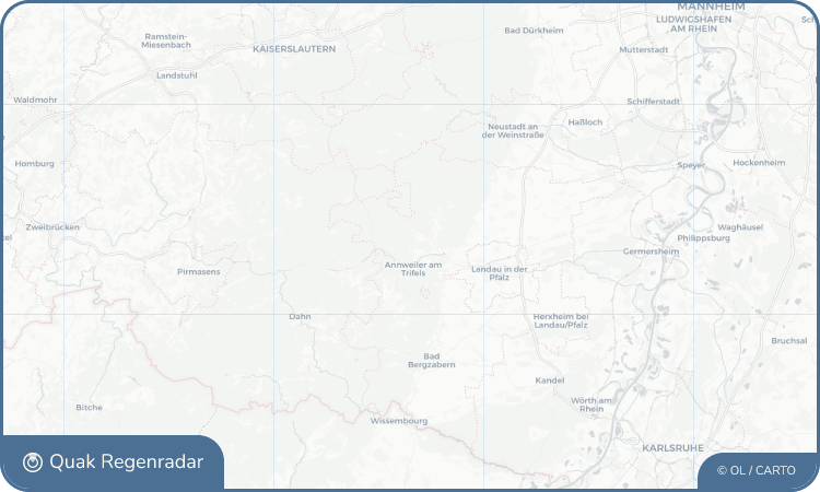 Regenradar-Widget für Gräfenhausen