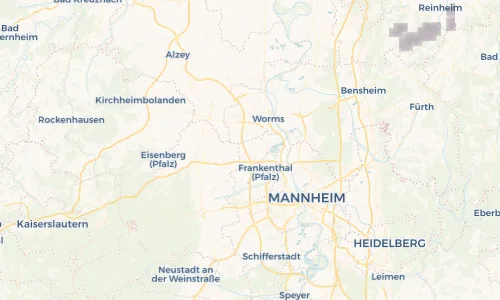 Regenradar Vorschaubild - Aktuelle Niederschläge in Großniedesheim und Umgebung