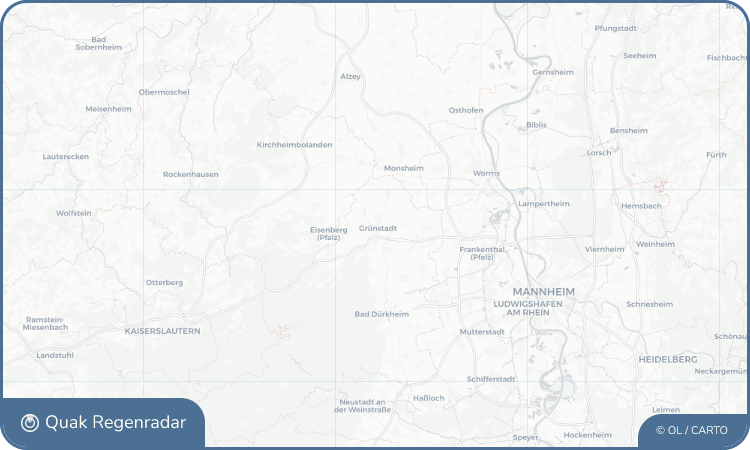 Regenradar-Widget für Grünstadt