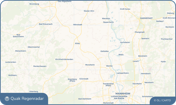 Quak Regenradar-Widget Gundersheim