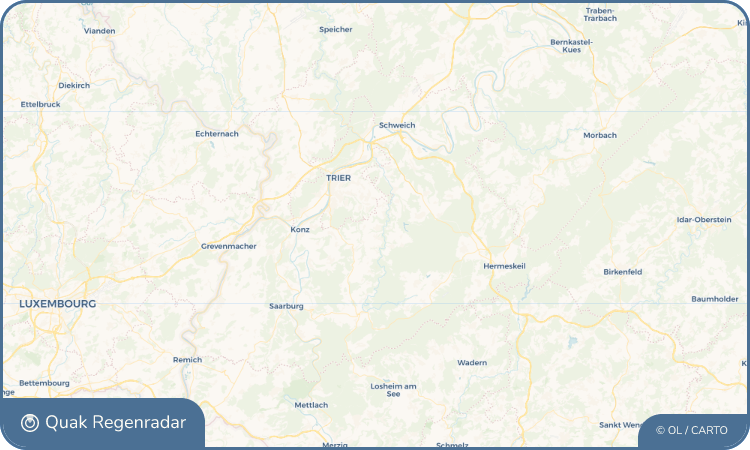Quak Regenradar-Widget Gusterath