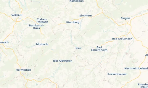 Regenradar Vorschaubild - Aktuelle Niederschläge in Hahnenbach und Umgebung