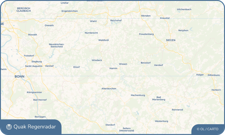 Quak Regenradar-Widget Hamm
