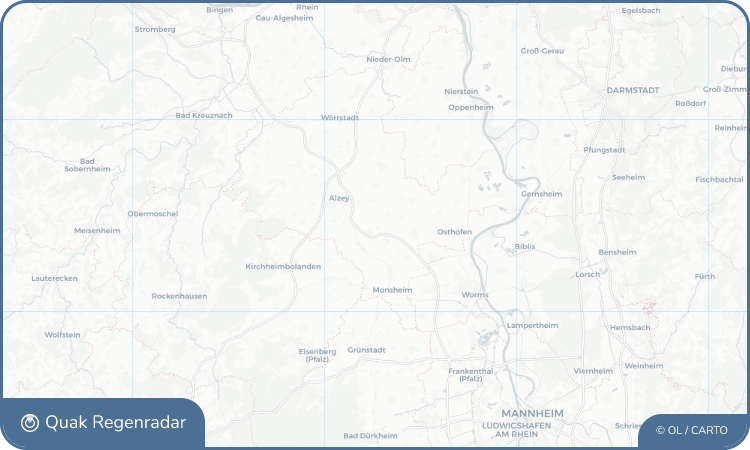 Regenradar-Widget für Hangen-Weisheim