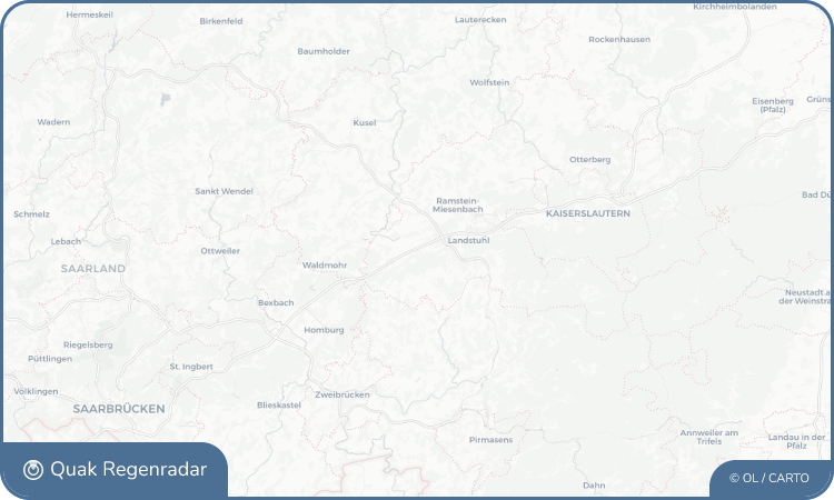 Regenradar-Widget für Hauptstuhl