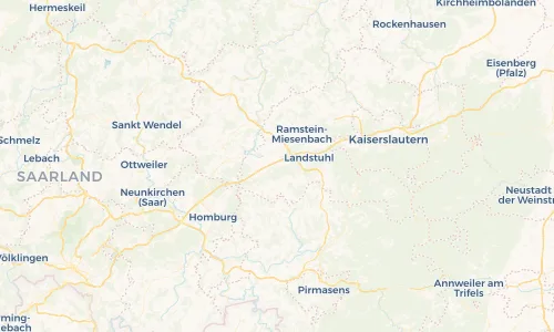 Regenradar Vorschaubild - Aktuelle Niederschläge in Hauptstuhl und Umgebung