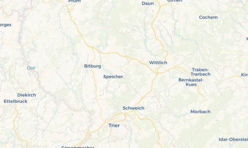 Regenradar Vorschaubild - Aktuelle Niederschläge in Herforst und Umgebung