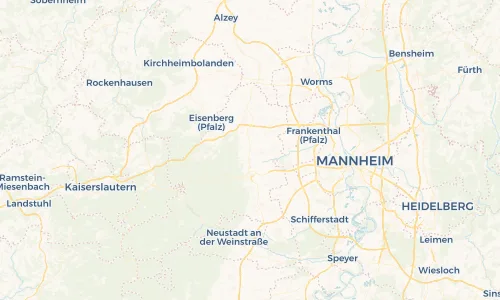 Regenradar Vorschaubild - Aktuelle Niederschläge in Herxheim am Berg und Umgebung