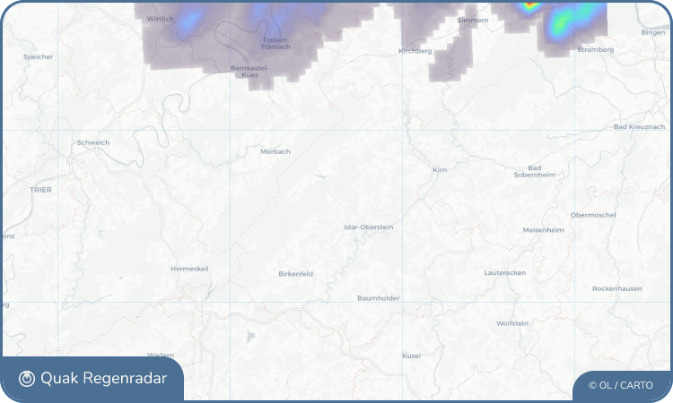 Regenradar-Widget für Hettenrodt