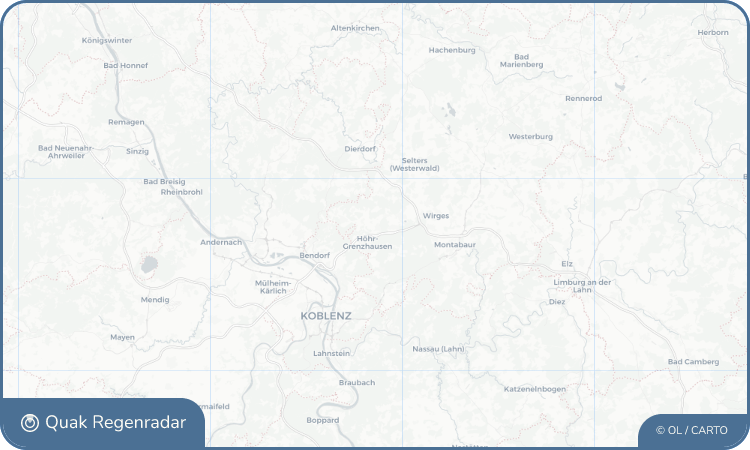 Regenradar-Widget für Hilgert