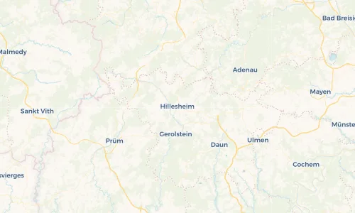 Regenradar Vorschaubild - Aktuelle Niederschläge in Hillesheim und Umgebung