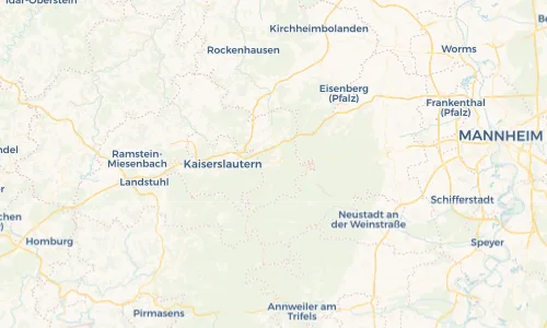 Regenradar Vorschaubild - Aktuelle Niederschläge in Hochspeyer und Umgebung