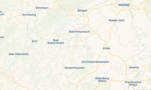 Regenradar Vorschaubild - Aktuelle Niederschläge in Hochstätten und Umgebung