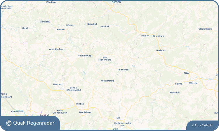 Quak Regenradar-Widget Höhn
